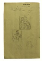 Mère avec deux enfants et homme accoudé